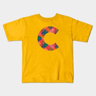 Letter C Initial Kids T-Shirt